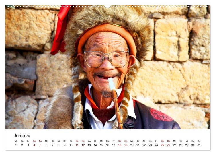 Produktbild: Wildes China (hochwertiger Premium Wandkalender 2026 DIN A2 quer), Kunstdruck in Hochglanz