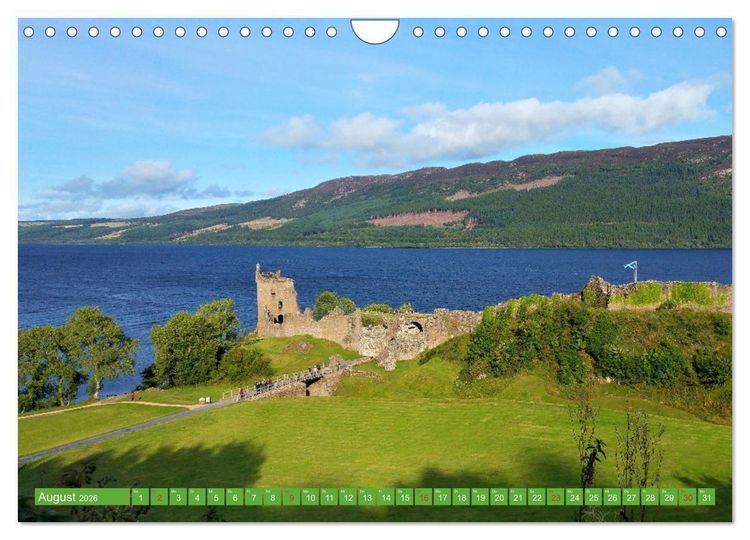 Produktbild: Schottland - Impressionen von magischen Orten (Wandkalender 2026 DIN A4 quer), CALVENDO Monatskalender