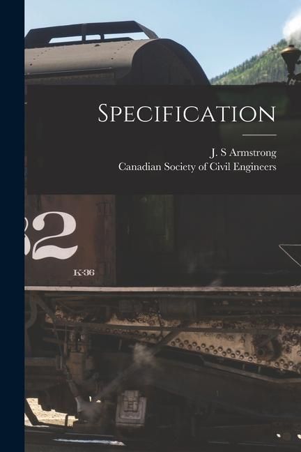 Produktbild: Specification [microform]