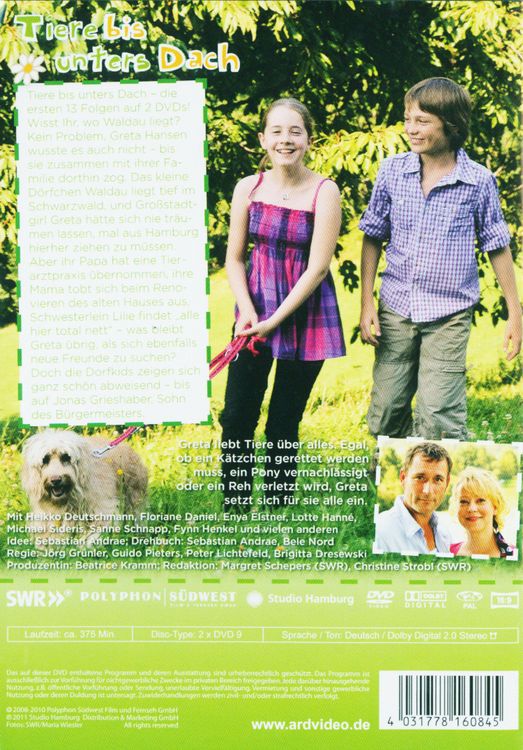 Produktbild: Tiere bis unters Dach - Staffel 1 [2 DVDs]
