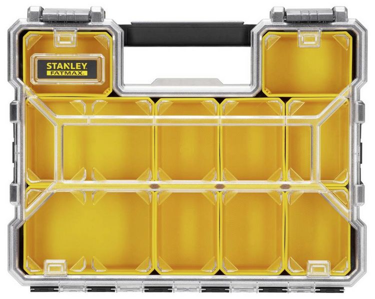 Produktbild: STANLEY 1-97-521 FatMax 10 Werkzeugbox Polypropylen Gelb
