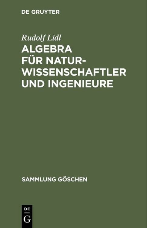 Produktbild: Algebra f&uuml;r Naturwissenschaftler und Ingenieure