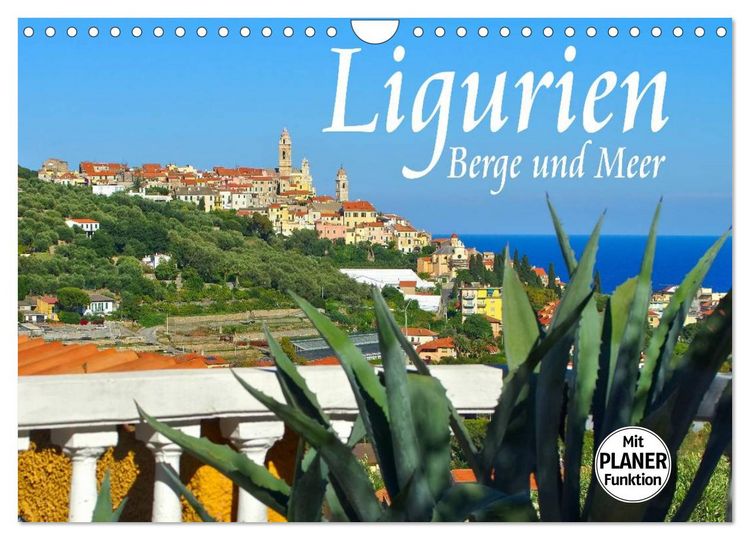 Produktbild: Ligurien - Berge und Meer (Wandkalender 2026 DIN A4 quer), CALVENDO Monatskalender