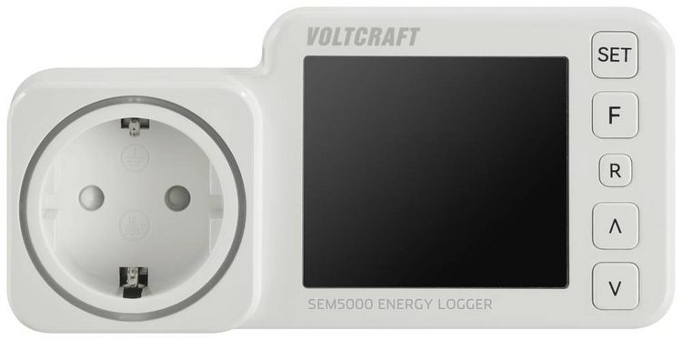 Produktbild: VOLTCRAFT SEM5000 Energiekosten-Messger&auml;t Kostenprognose, Alarmfunktion, Stromtarif einstellbar, Datenloggerfunktion
