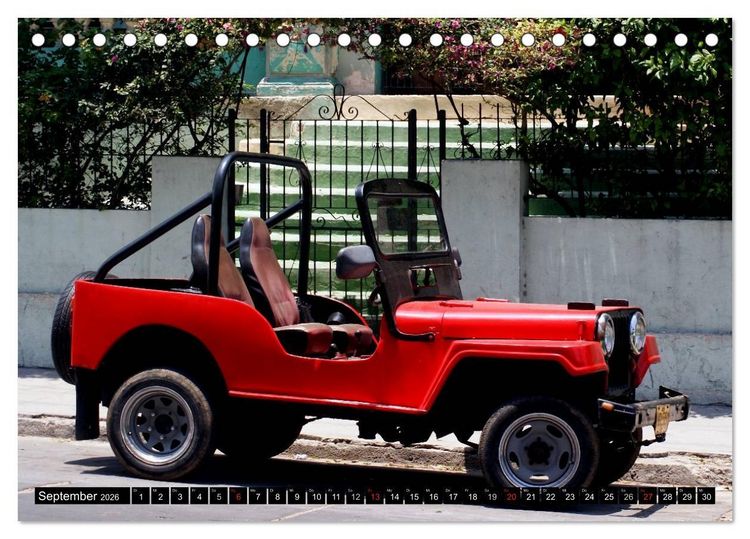 Produktbild: Auto-Legenden: WILLYS (Tischkalender 2026 DIN A5 quer), CALVENDO Monatskalender