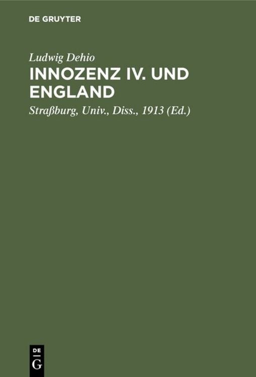 Produktbild: Innozenz IV. und England