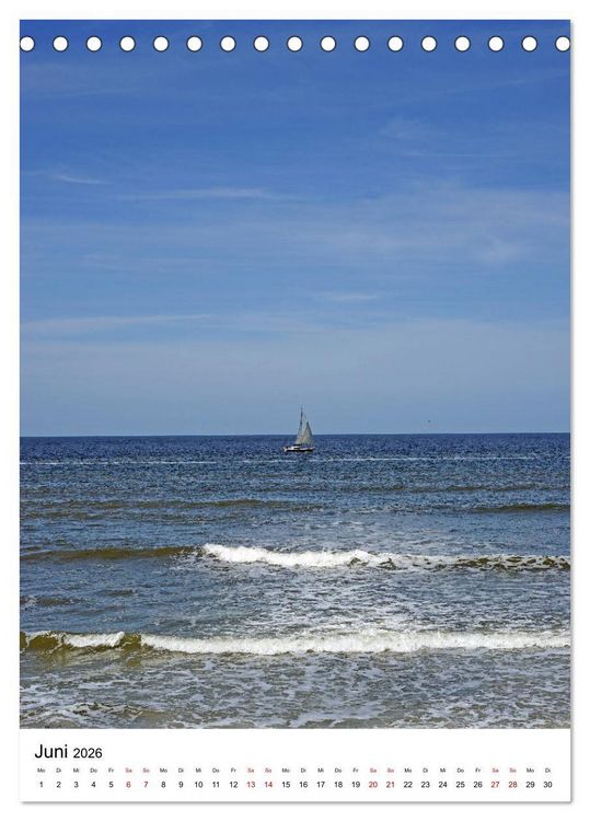 Produktbild: Norderney - Inselliebe (Tischkalender 2026 DIN A5 hoch), CALVENDO Monatskalender