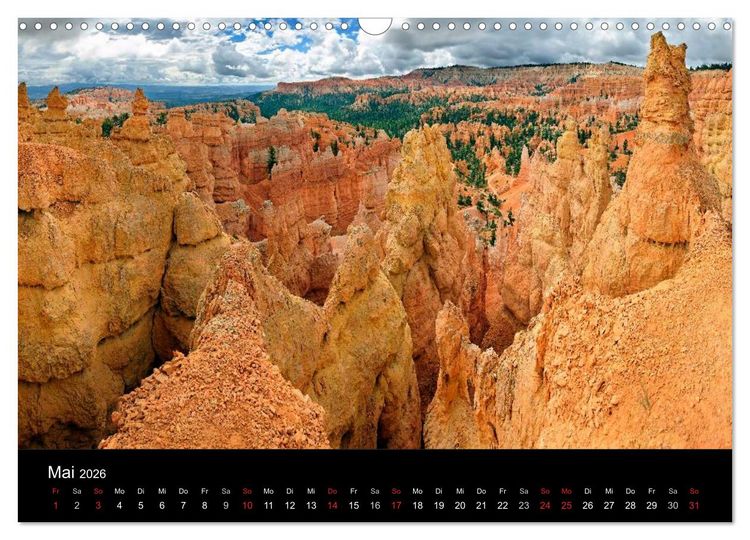 Produktbild: USA S&uuml;d-West (Wandkalender 2026 DIN A3 quer), CALVENDO Monatskalender