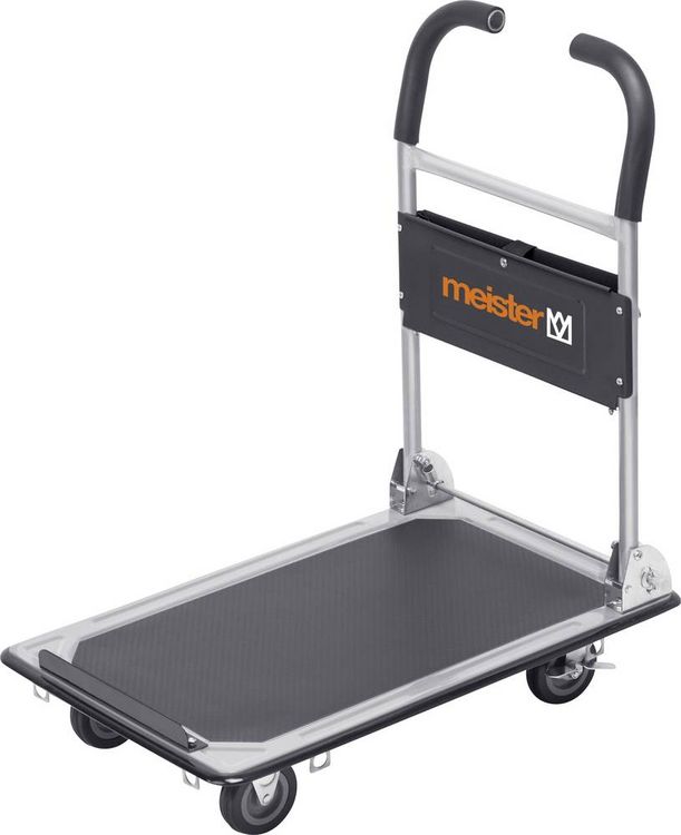 Produktbild: Meister Werkzeuge 8985620 Plattformwagen klappbar, mit Ablagefach Stahl Traglast (max.): 150 kg