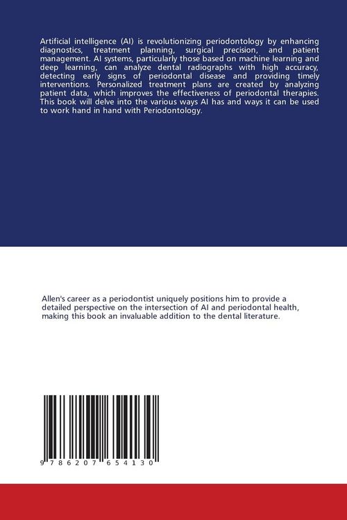 Produktbild: Artificial Intelligence in Periodontology