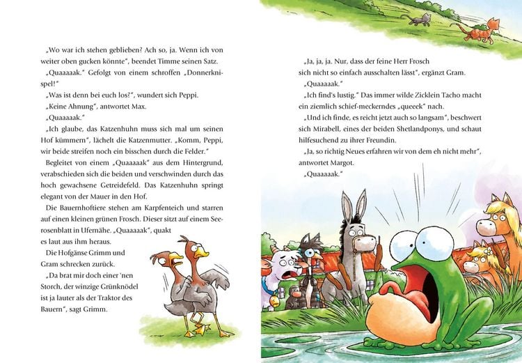 Produktbild: Das Katzenhuhn 4: Vorleseabenteuer von einem sehr besonderen Bauernhof