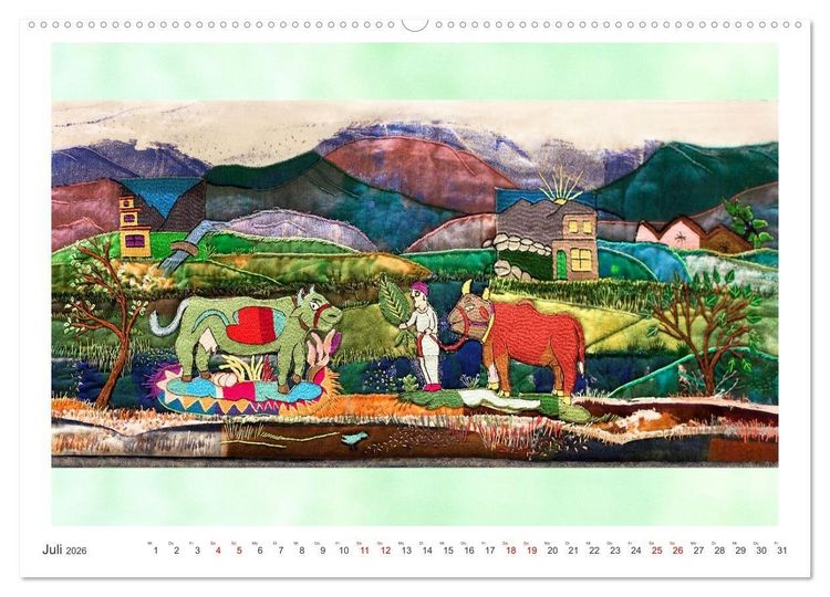 Produktbild: Handarbeit macht gl&uuml;cklich (hochwertiger Premium Wandkalender 2026 DIN A2 quer), Kunstdruck in Hochglanz