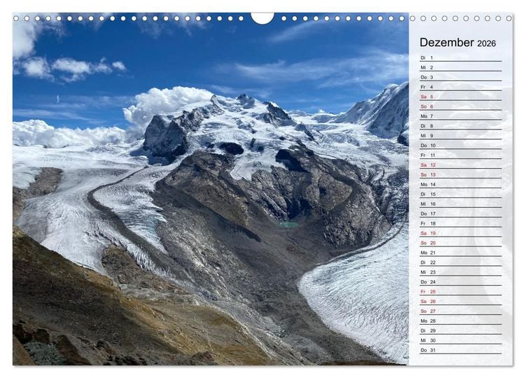 Produktbild: Alpenauszeit - Schweizer Bergsommermomente f&uuml;r die Seele (Wandkalender 2026 DIN A3 quer), CALVENDO Monatskalender