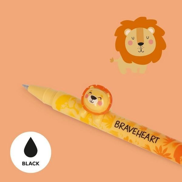 Produktbild: Legami Gelstift mit Tierdeko - Lovely Friends - Löwe
