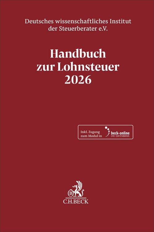 Produktbild: Handbuch zur Lohnsteuer 2026. LSt 2026