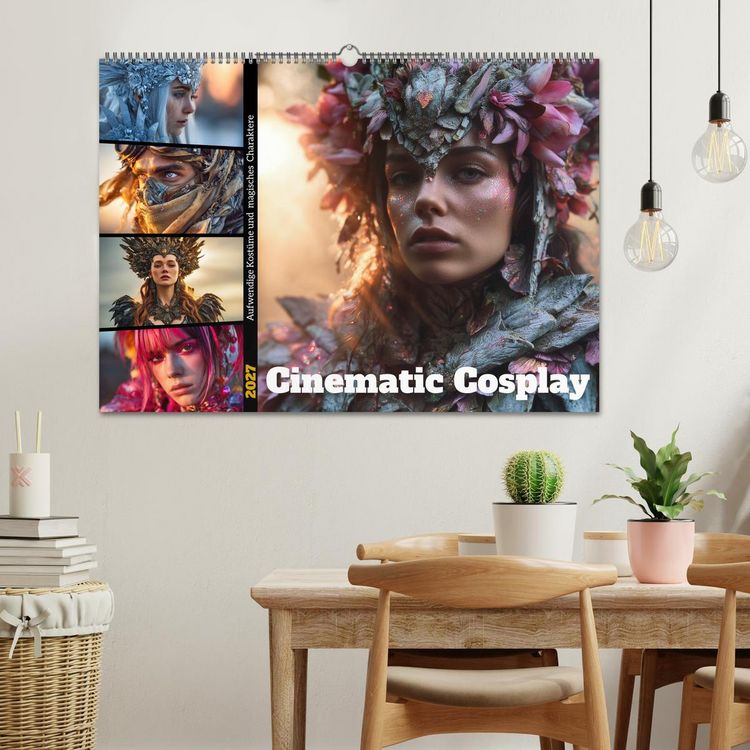 Produktbild: Cinematic Cosplay (Wandkalender 2027 DIN A2 quer), CALVENDO Monatskalender