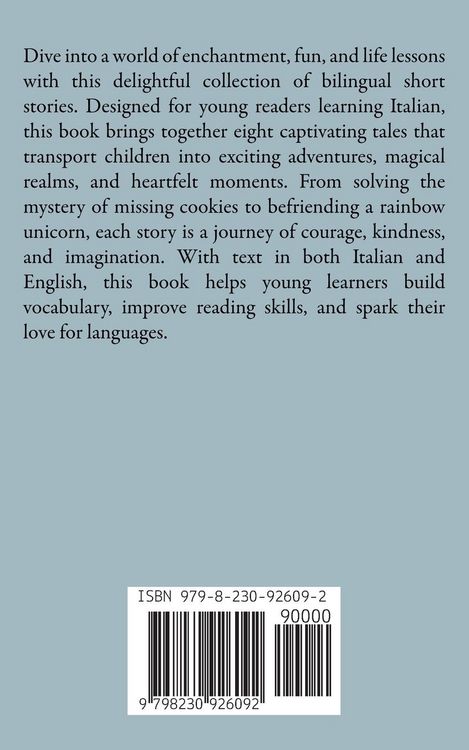 Produktbild: The Rainbow Unicorn And Other Bilingual Italian-English Stories for Children