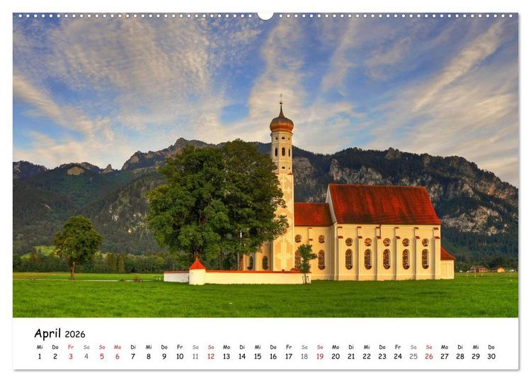 Produktbild: Unterwegs im Allg&auml;u (Wandkalender 2026 DIN A2 quer), CALVENDO Monatskalender