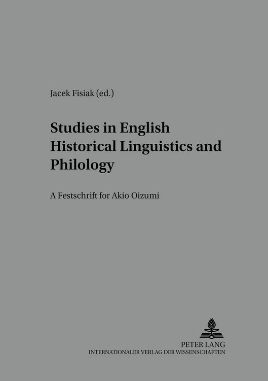 Produktbild: Studies in English Historical Liguistics and Philology