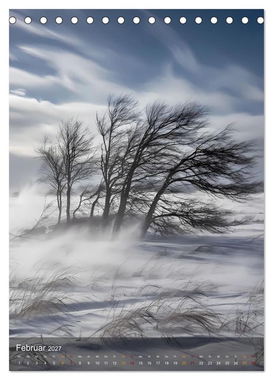 Produktbild: Elemente der Natur (Tischkalender 2027 DIN A5 hoch), CALVENDO Monatskalender