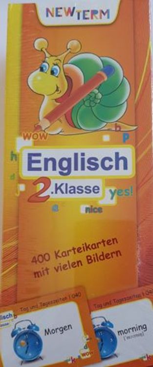 Produktbild: Karteikartenbox Englisch, Klasse 2