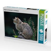 Produktbild: CALVENDO Puzzle Eleganz und Sch&ouml;nheit - die Wildkatze. 1000 Teile Lege-Gr&ouml;&szlig;e 64 x 48 cm Foto-Puzzle Bild von Ingo Gerlach