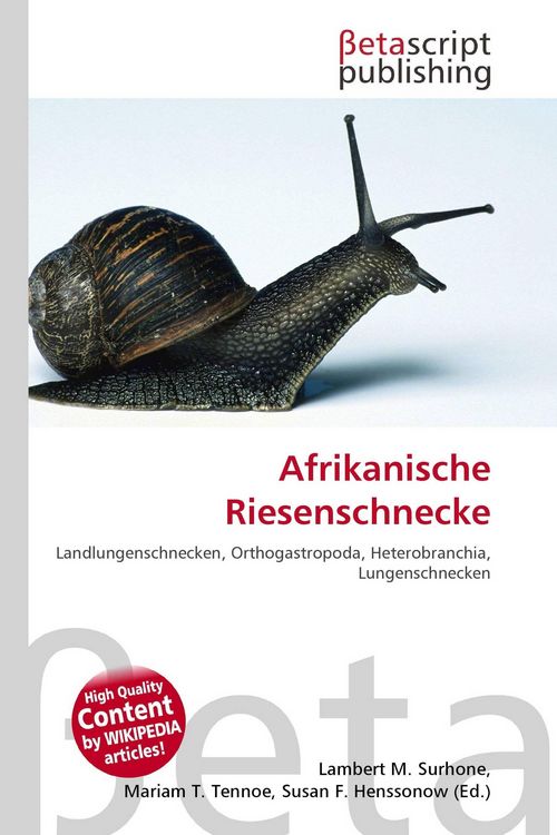 Produktbild: Afrikanische Riesenschnecke