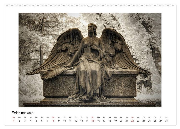 Produktbild: your guardian angel - Dein Schutzengel f&uuml;r jeden Tag (hochwertiger Premium Wandkalender 2026 DIN A2 quer), Kunstdruck in Hochglanz