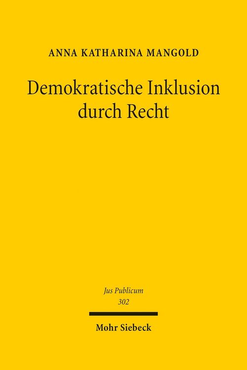Produktbild: Demokratische Inklusion durch Recht
