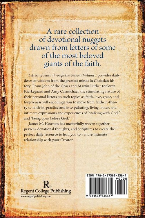 Produktbild: Letters of Faith through the Seasons, Volume 1