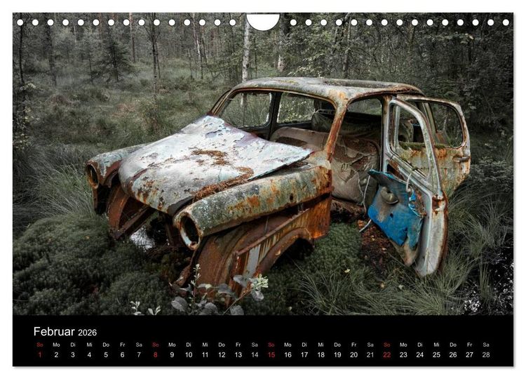 Produktbild: Automobile im Herbst (Wandkalender 2026 DIN A4 quer), CALVENDO Monatskalender