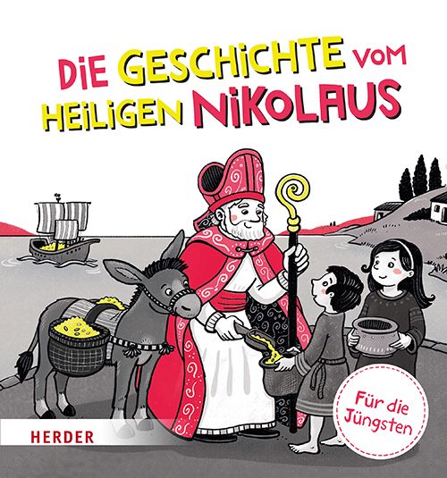 Produktbild: Die Geschichte vom heiligen Nikolaus Kontrastbuch (Pappbilderbuch)