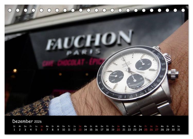 Produktbild: Watch Wristshots Worldwide (Tischkalender 2026 DIN A5 quer), CALVENDO Monatskalender