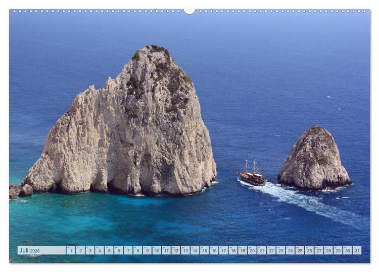 Produktbild: Zakynthos 2026 (Wandkalender 2026 DIN A2 quer), CALVENDO Monatskalender