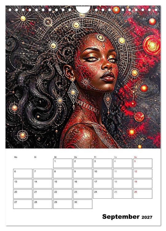 Produktbild: Mystische Gesichter der Unendlichkeit (Wandkalender 2027 DIN A4 hoch), CALVENDO Monatskalender