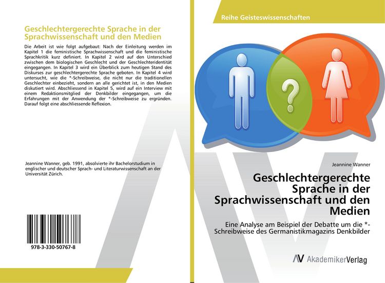 Produktbild: Geschlechtergerechte Sprache in der Sprachwissenschaft und den Medien