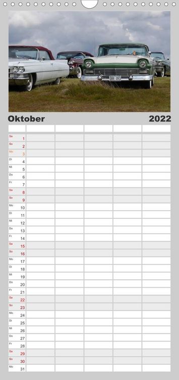 Produktbild: The art of mobility - Auto-Tr&auml;ume in Chrom - Familienplaner hoch (Wandkalender 2022 , 21 cm x 45 cm, hoch)