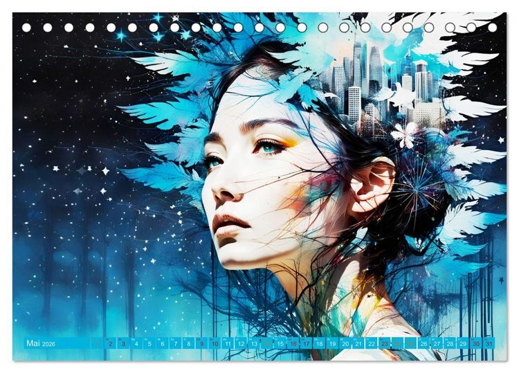 Produktbild: Wilde Ladys (Tischkalender 2026 DIN A5 quer), CALVENDO Monatskalender