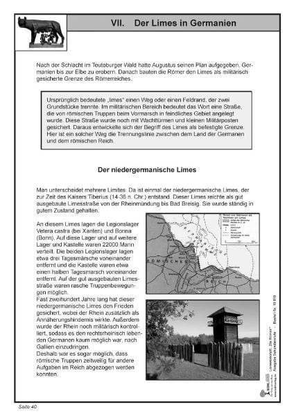 Produktbild: Lernwerkstatt Die R&ouml;mer / Sekundarstufe