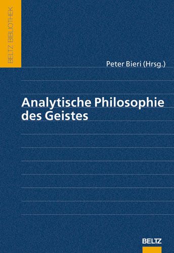 Produktbild: Analytische Philosophie d. Geistes