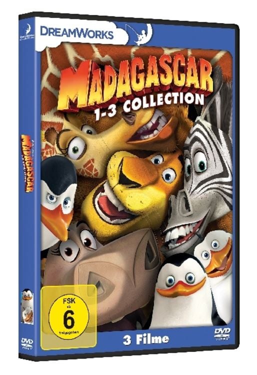 Produktbild: Madagascar 1-3 [3 DVDs]