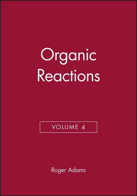 Produktbild: Organic Reactions, Volume 4