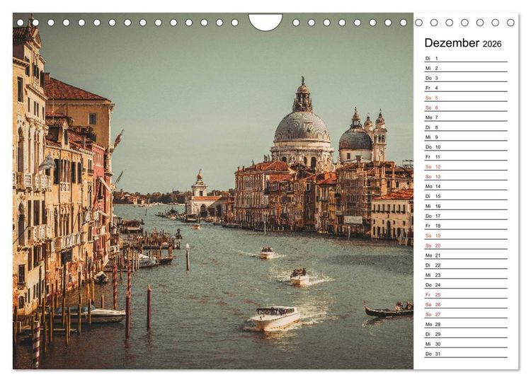 Produktbild: Traumstadt Venedig (Wandkalender 2026 DIN A4 quer), CALVENDO Monatskalender