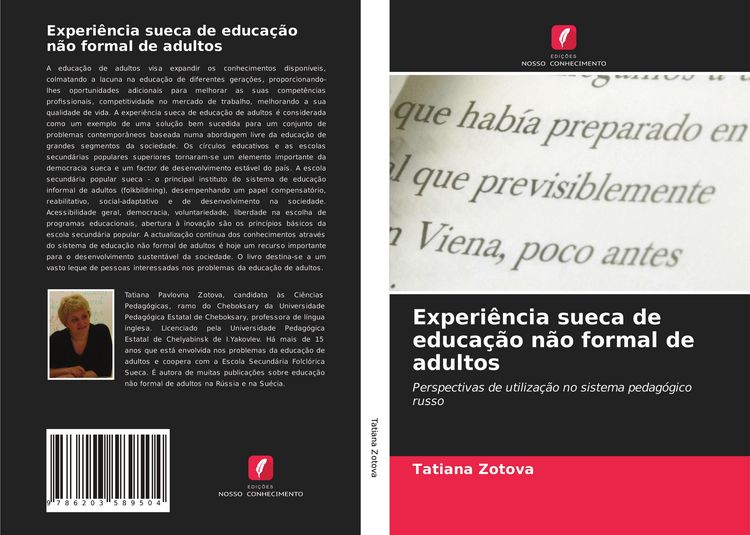 Produktbild: Experi&ecirc;ncia sueca de educa&ccedil;&atilde;o n&atilde;o formal de adultos