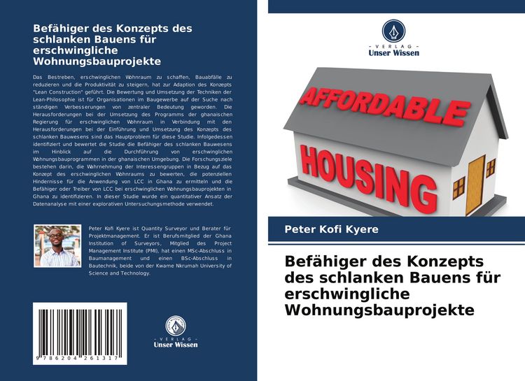 Produktbild: Bef&auml;higer des Konzepts des schlanken Bauens f&uuml;r erschwingliche Wohnungsbauprojekte