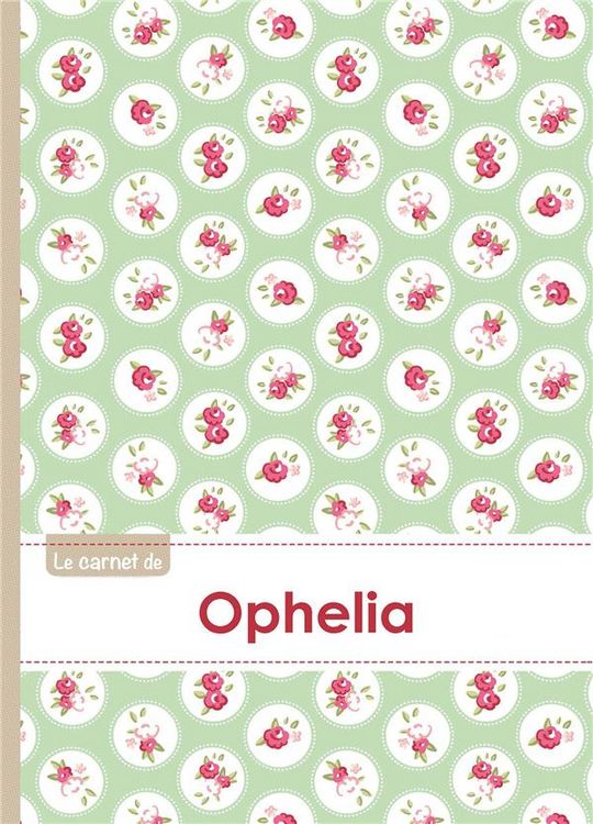 Produktbild: Carnet ophelia lignes,96p,a5