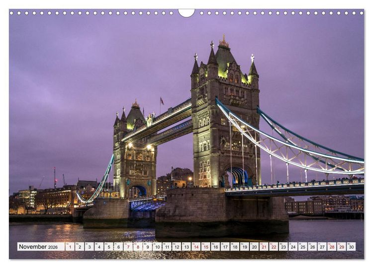 Produktbild: Gro&szlig;britannien - England (Wandkalender 2026 DIN A3 quer), CALVENDO Monatskalender