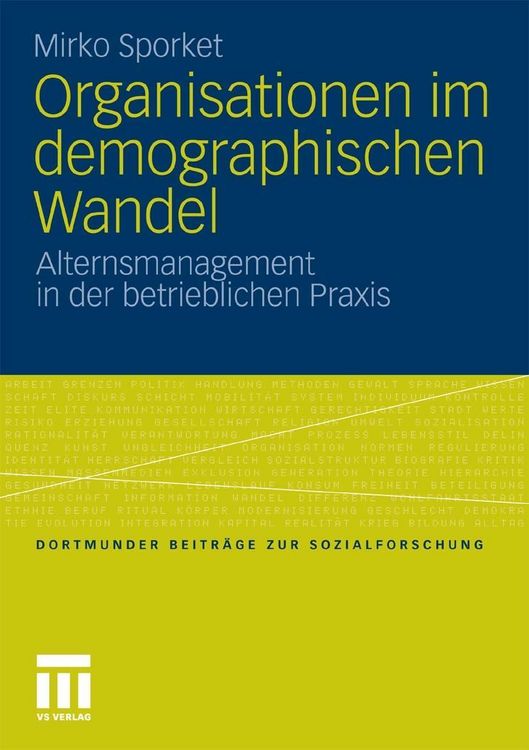 Produktbild: Organisationen im demographischen Wandel