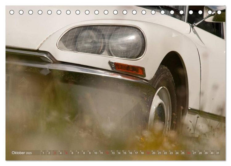 Produktbild: Citro&euml;n DS - G&ouml;ttin in wei&szlig; (Tischkalender 2025 DIN A5 quer), CALVENDO Monatskalender