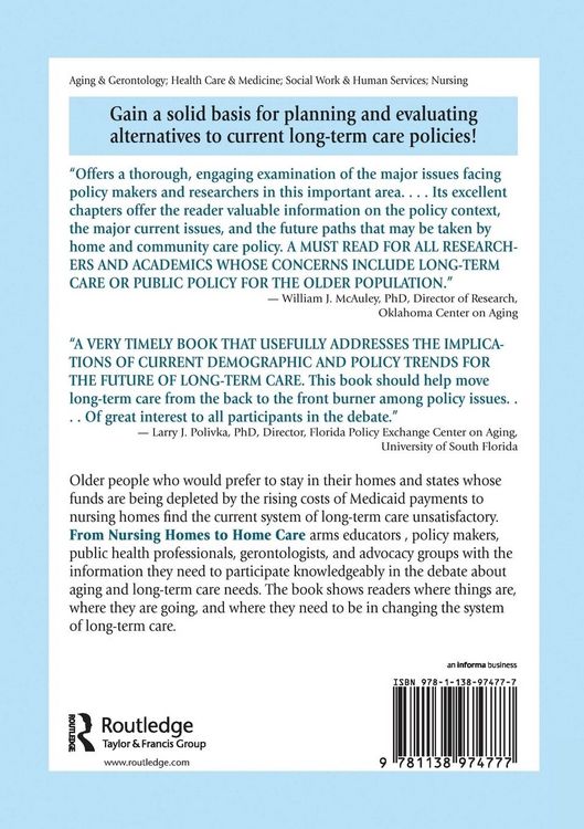 Produktbild: From Nursing Homes to Home Care